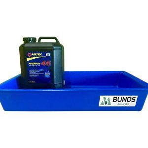 Blue medium drip tray for bunding trays.