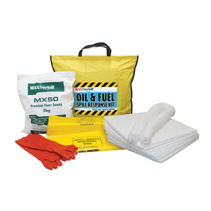 40L Oil and Fuel Spill Kit designed for effective containment and cleanup of oil and fuel spills in various environments.